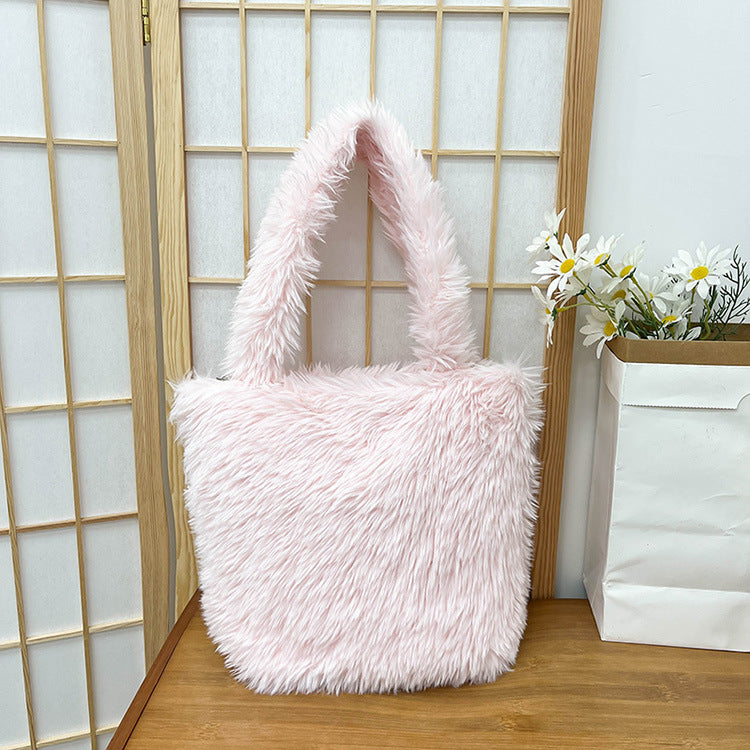Cozy Faux Fur Tote Bag — product view 7