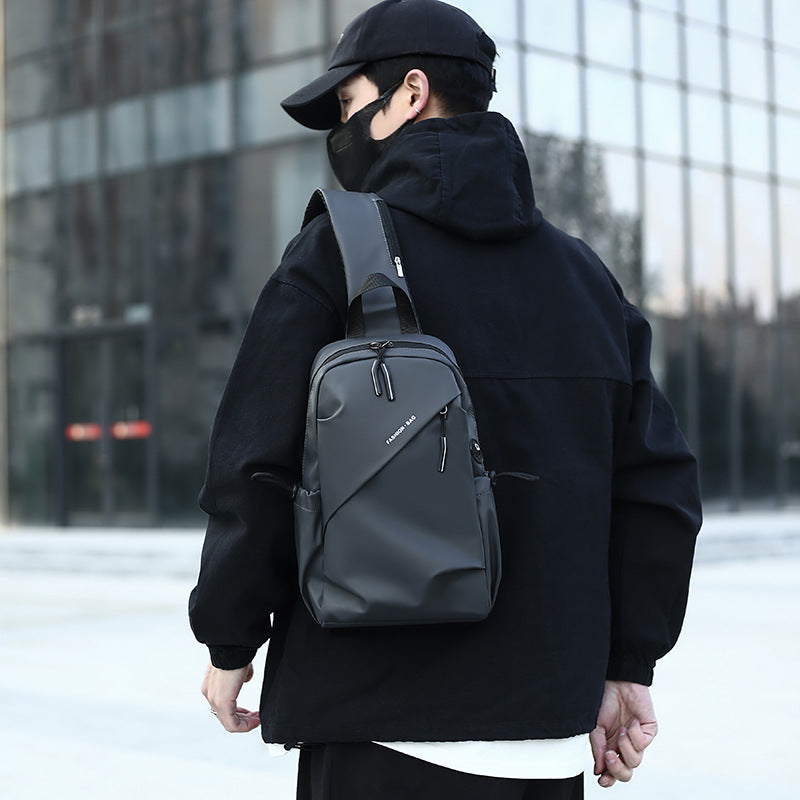 Sling bag with waterproof material and innovative design LoungeYard — product view 1