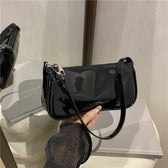 Elegant Patent Leather Clutch