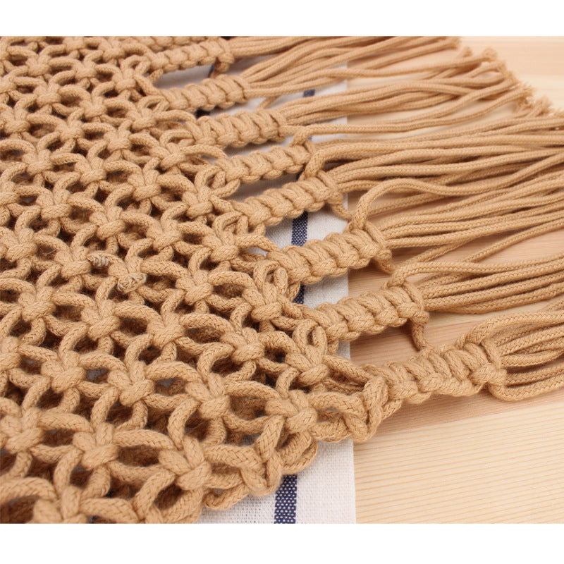 Versatile Macrame Tote Bag LoungeYard — product view 5