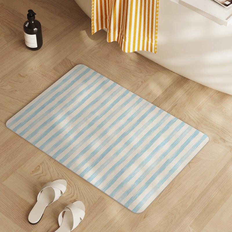 Stylish Striped Bath Mat — product view 1