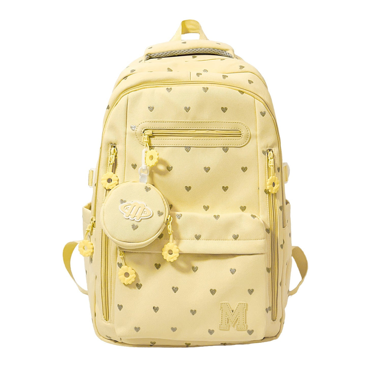 Heart-Patterned Adventure Backpack LoungeYard — product view 5