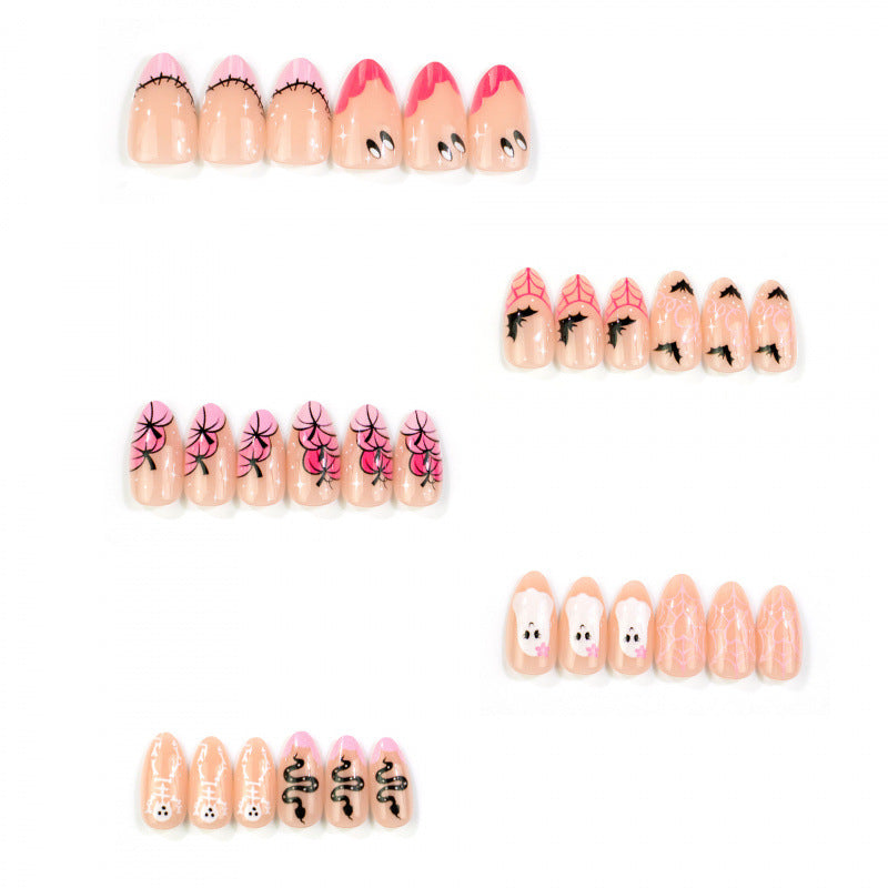 Halloween-Themed Decorative Press-On Nail Art — product view 3