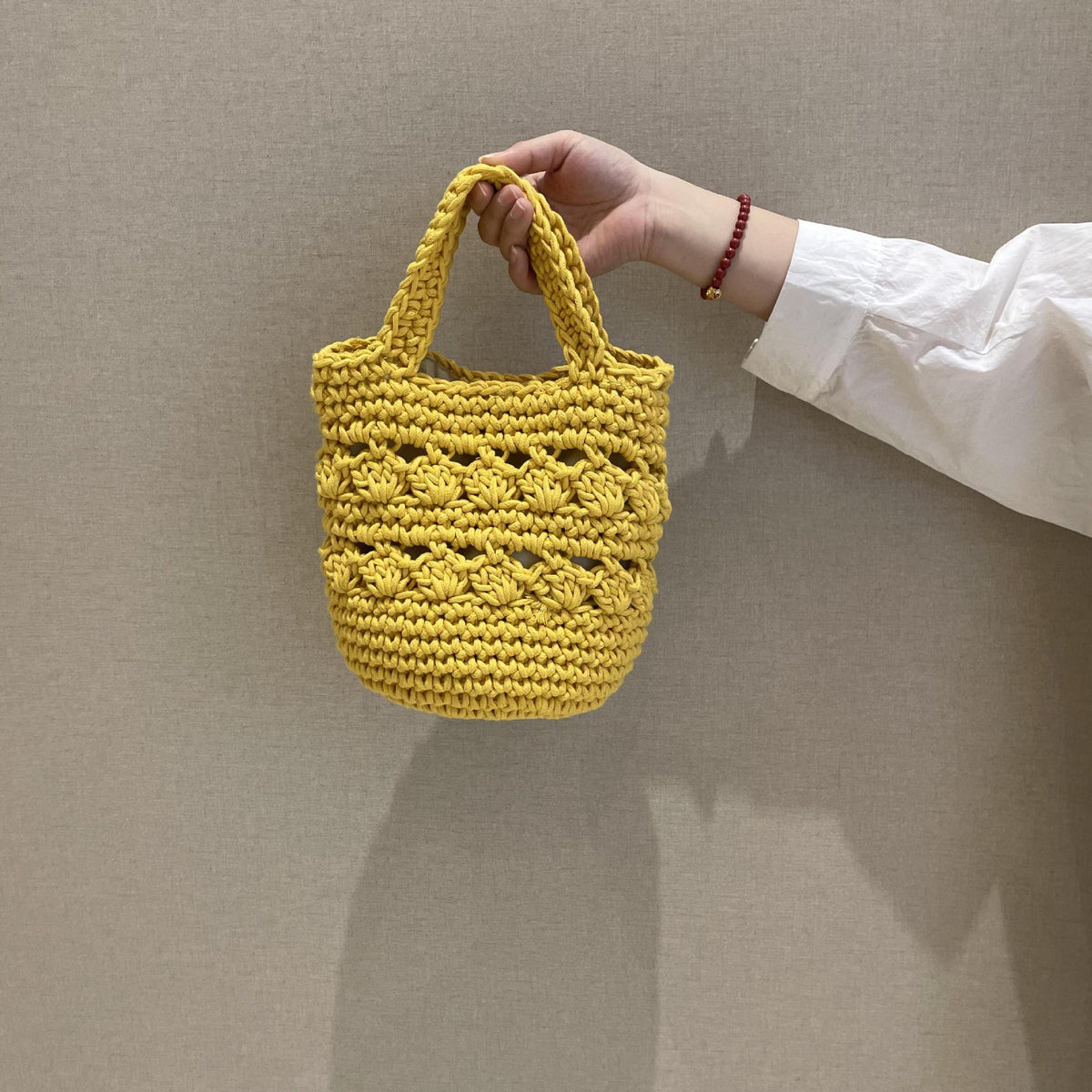 Hand-knotted Tote Bag LoungeYard — product view 6