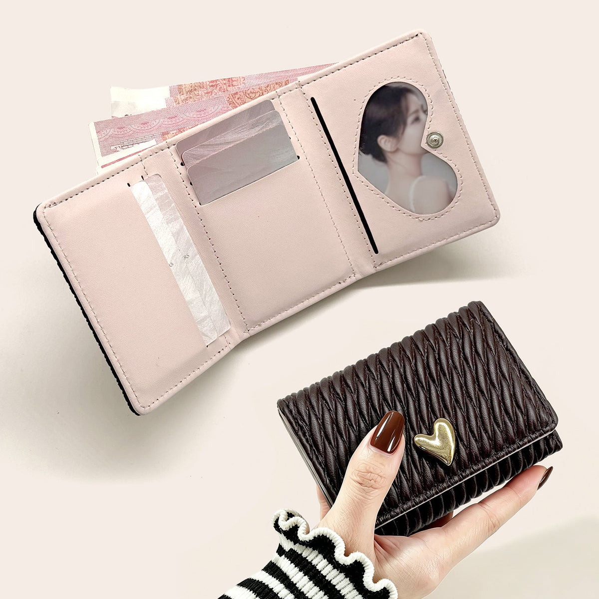 Textured Leather Wallet — product view 7