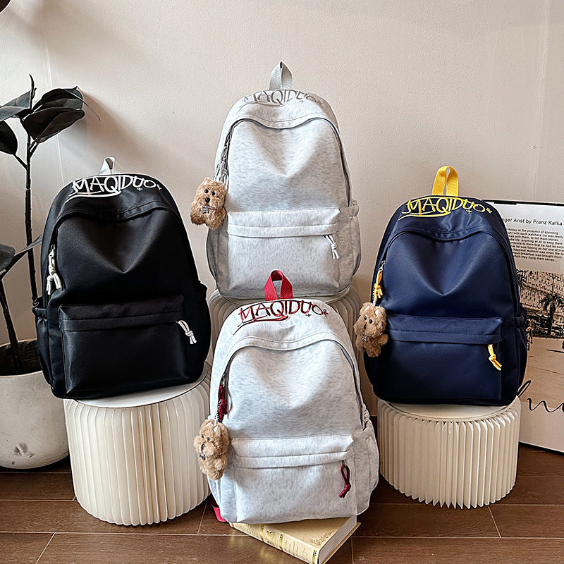 Casual Textured Backpack LoungeYard — product view 4