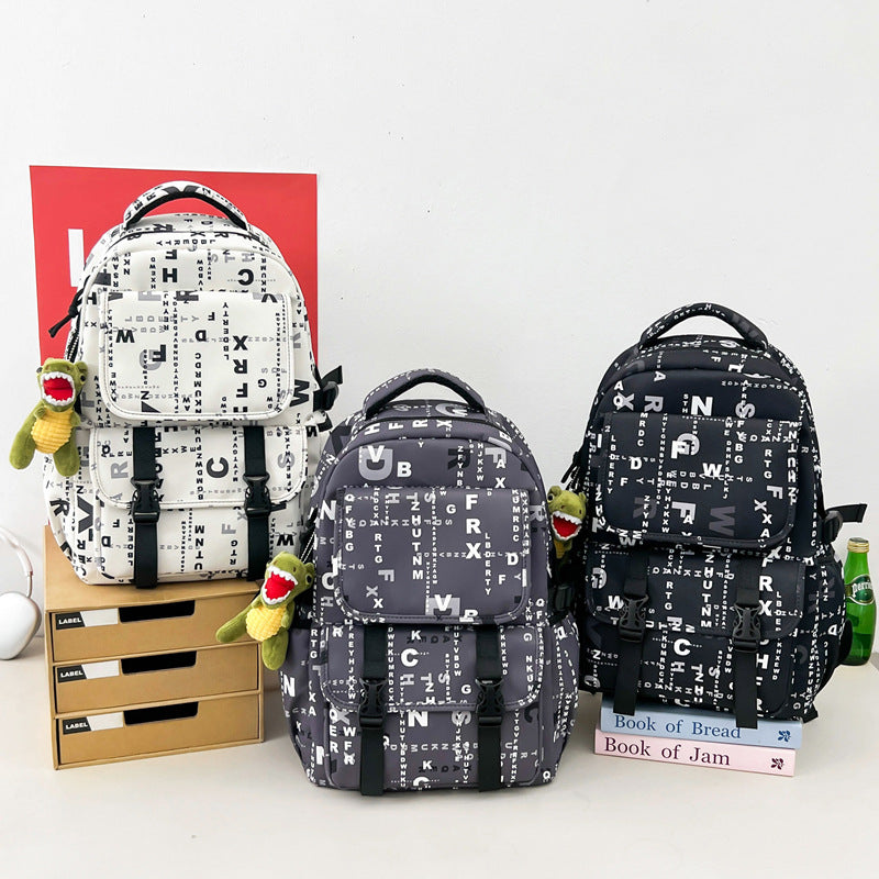 Graphic Print Backpack LoungeYard — product view 4