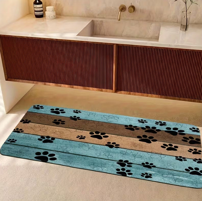 Pet-Themed Indoor Doormat Bowlift — product view 4