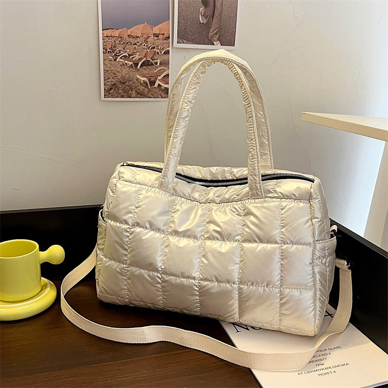 Puffer-Style Multi-Functional Travel Handbag — product view 5