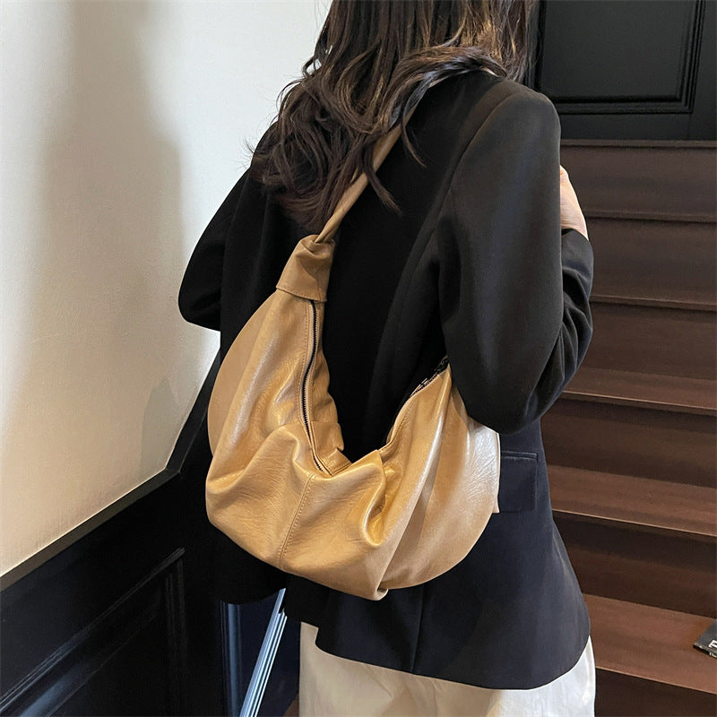 Leather Hobo Bag — product view 1