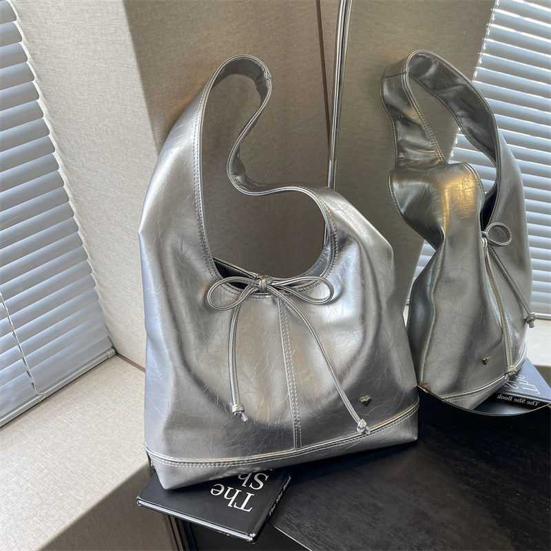 Chic Drawstring Hobo Bag LoungeYard — product view 1
