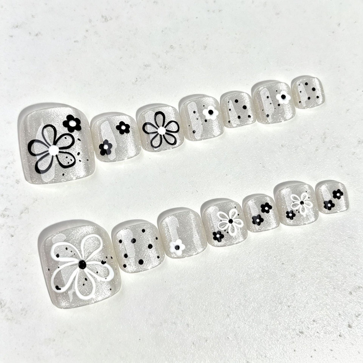Creative Floral Nail Art Sticker Set — product view 3
