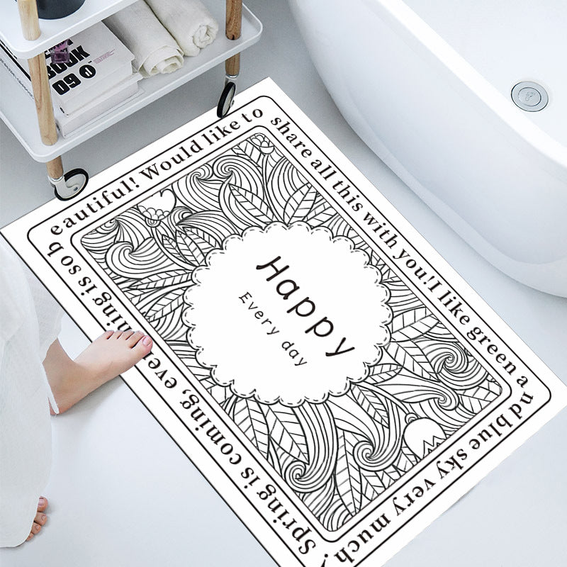 Elegant Decorative Bathroom Mat — product view 6