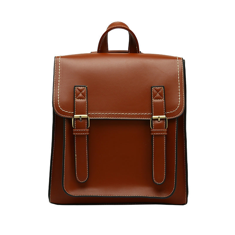 Structured Leather Backpack — product view 7
