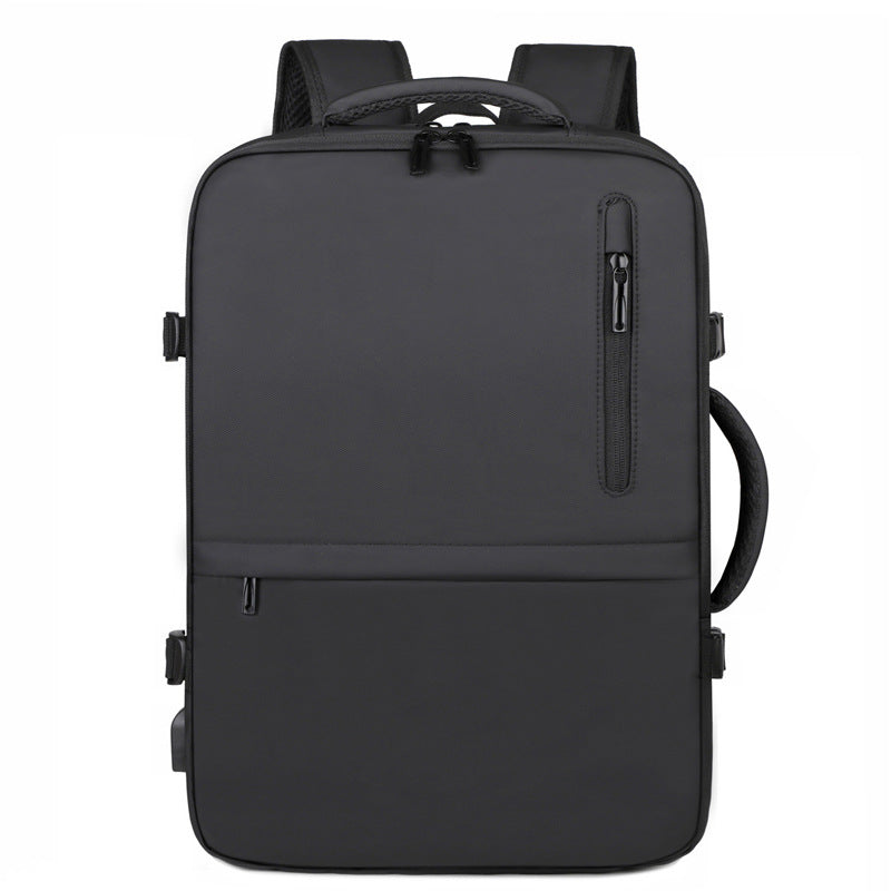 Laptop backpack with ergonomic back padding and innovative organizer compartments LoungeYard — product view 6