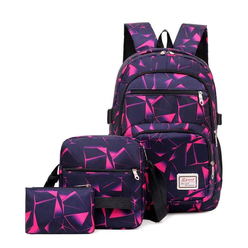 Sporty backpack with breathable back padding LoungeYard — product view 6
