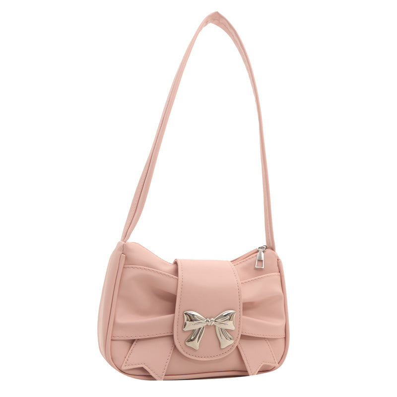 Elegant Bow Accent Shoulder Bag LoungeYard — product view 7