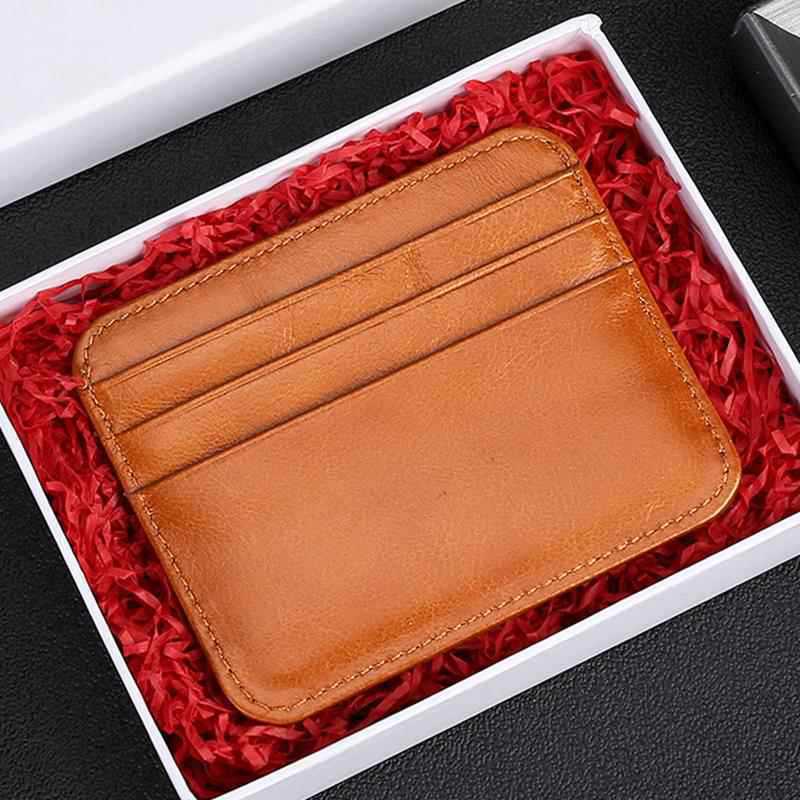 Minimalist Leather Card Holder LoungeYard — product view 3