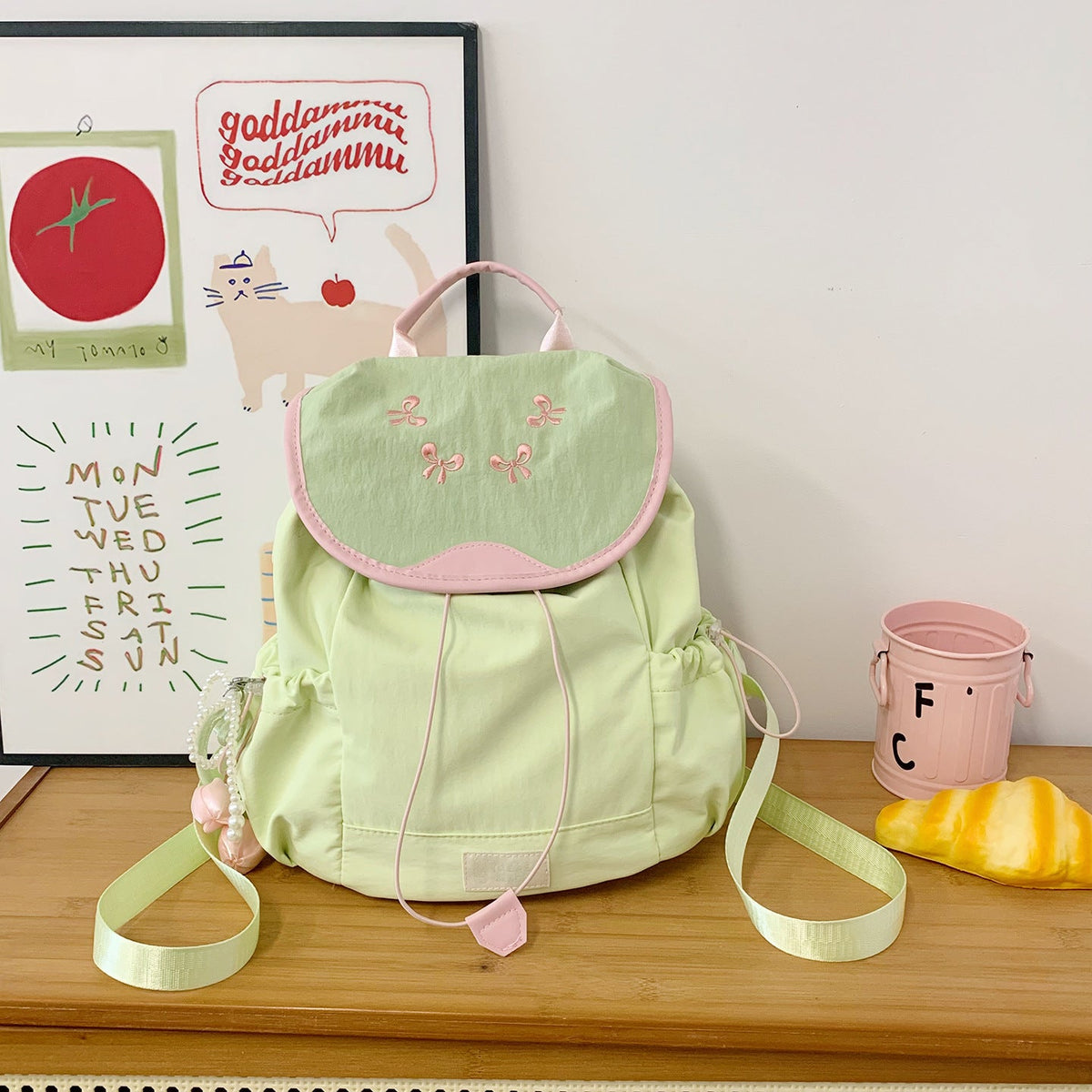 Playful Fruit-Themed Mini Backpack — product view 4