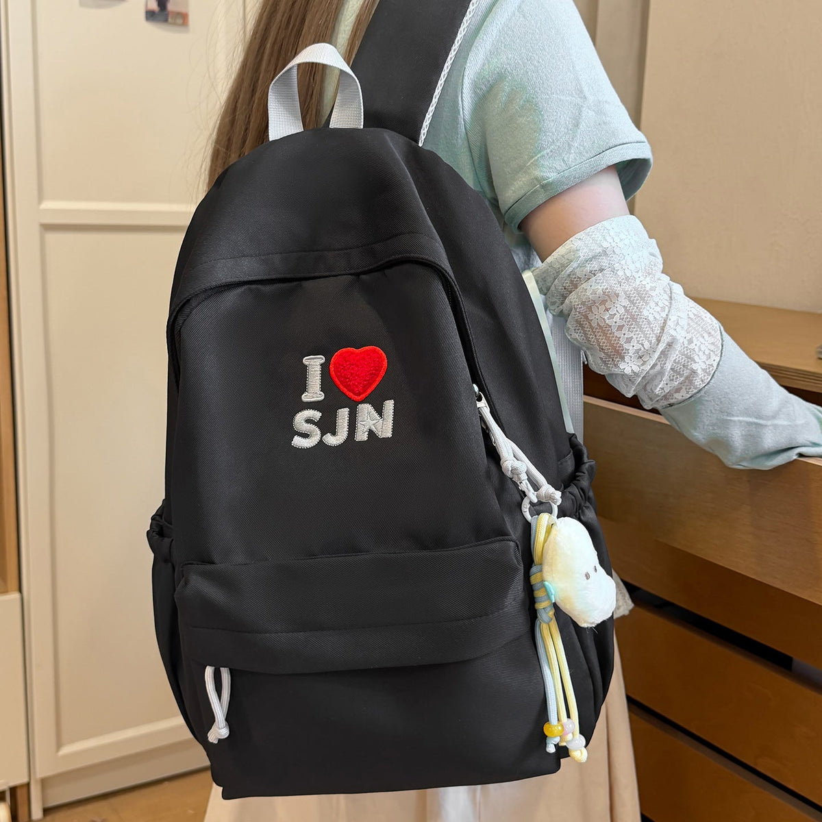 Embroidered Graphic Backpack LoungeYard — product view 3