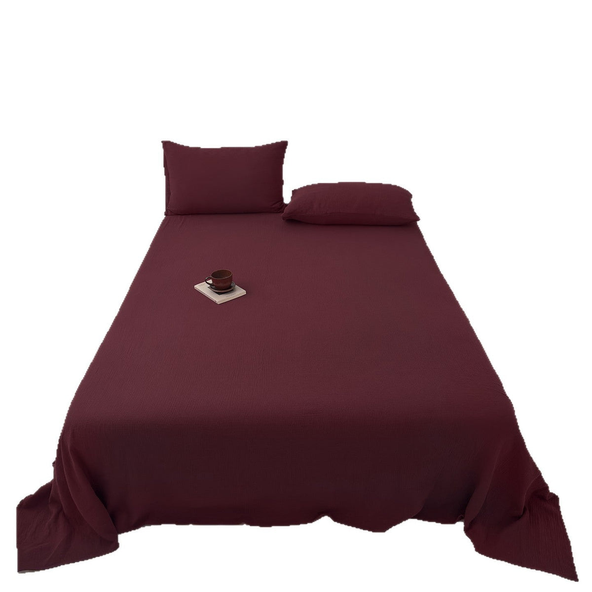 Bedding set made of cotton gauze with throw and pillow covers — product view 5