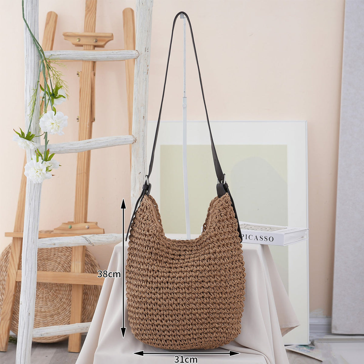 Handmade Straw Bag LoungeYard — product view 6