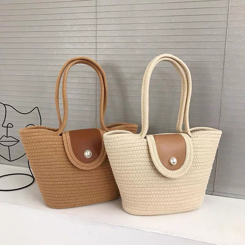 Handbag with Textured Design LoungeYard — product view 3