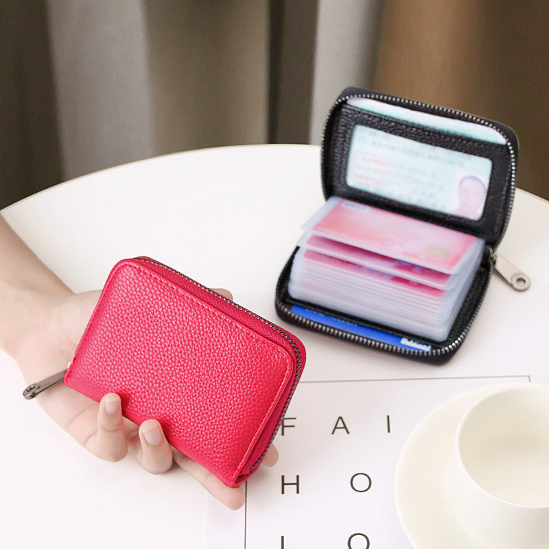Compact Zippered Card Holder LoungeYard — product view 2