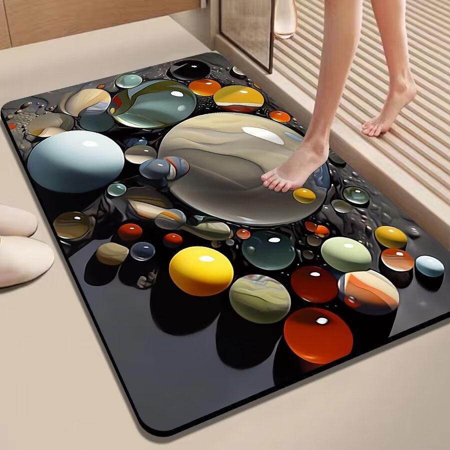 Decorative Non-Slip Bath Mat LoungeYard — product view 3