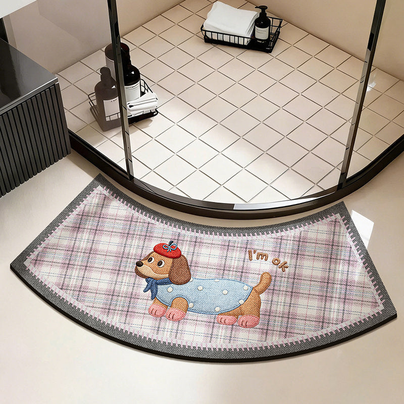 Cute Cat-Themed Decorative Bath Mat — product view 6