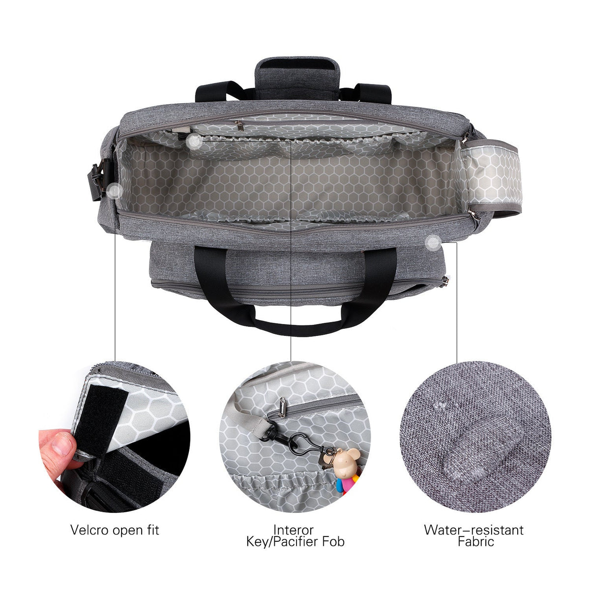 Sporty travel and training bag LoungeYard — product view 4
