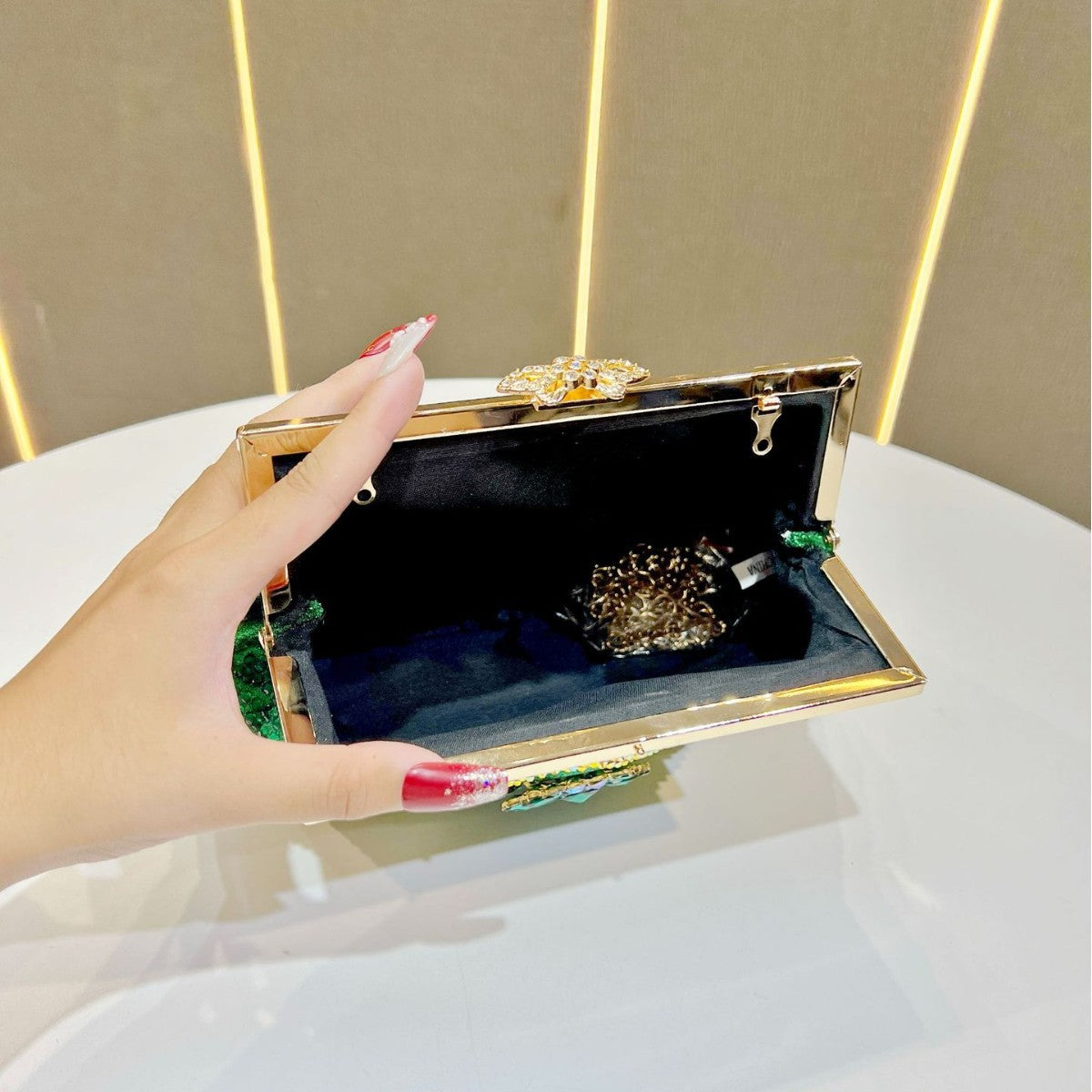 Dazzling Rhinestone Evening Clutch — product view 3