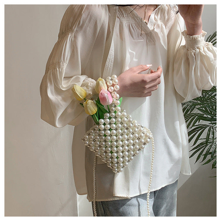 Stylish Beaded Evening Clutch — product view 1