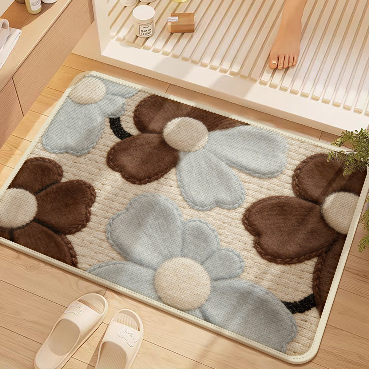 Plush Decorative Bath Mat — product view 3