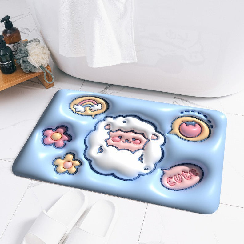 Galaxy-Themed Soft Bath Mat — product view 7