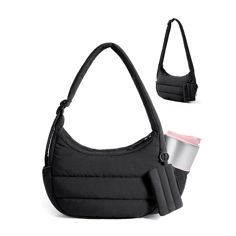 Comfortable shoulder bag with practical additional function LoungeYard — product view 6