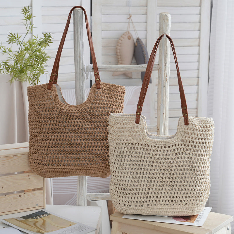 Handcrafted Shopping Bag Made From Durable Natural Material LoungeYard — product view 2
