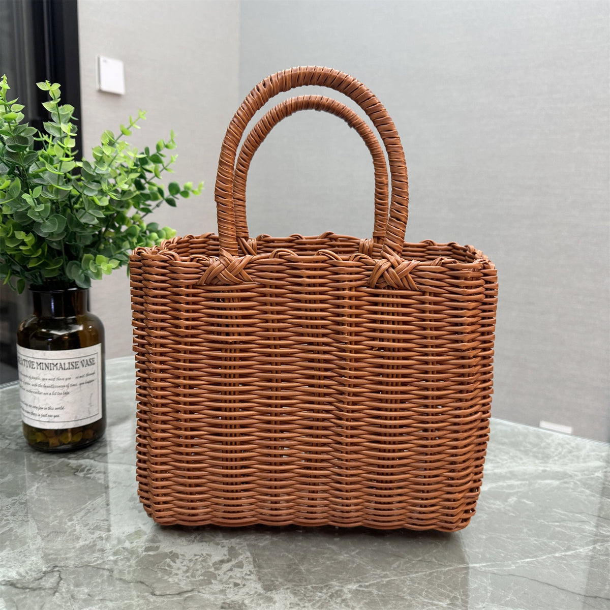 Handwoven basket bag LoungeYard — product view 1
