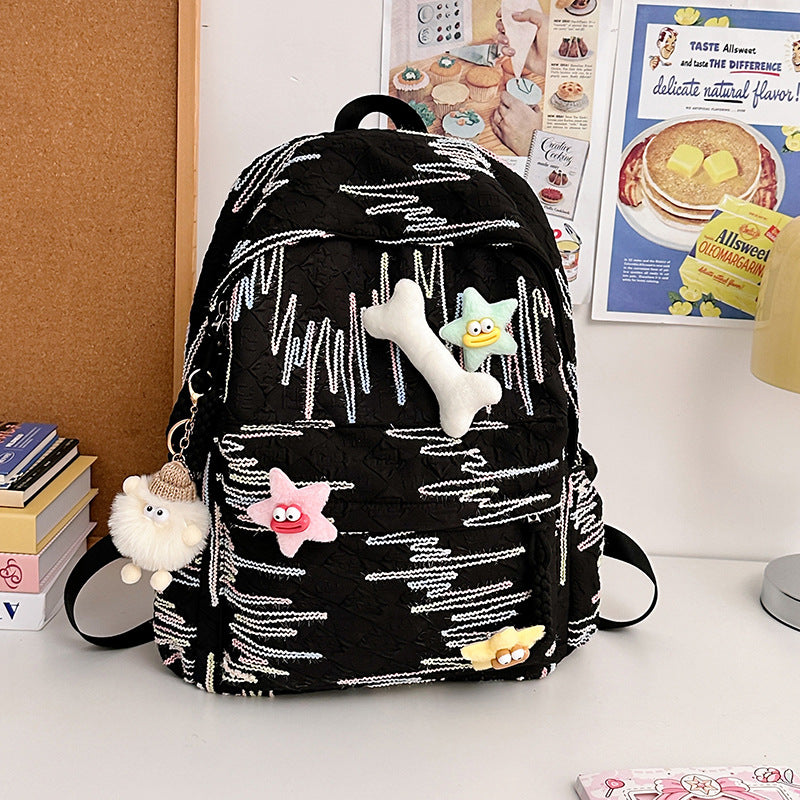 Abstract Patterned Backpack LoungeYard — product view 4