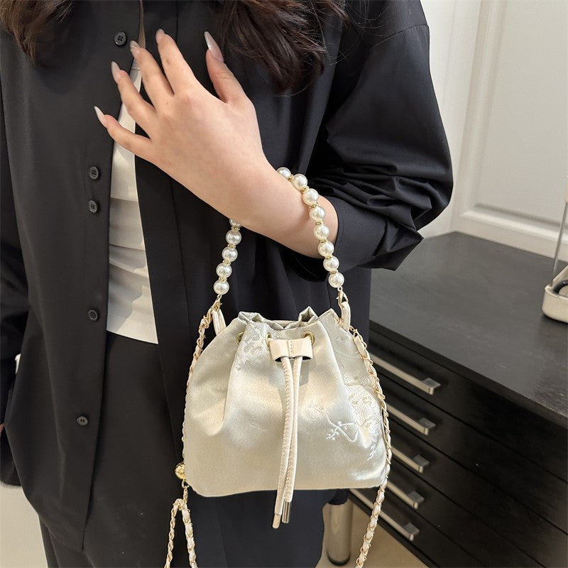 Elegant Drawstring Handbag — product view 5