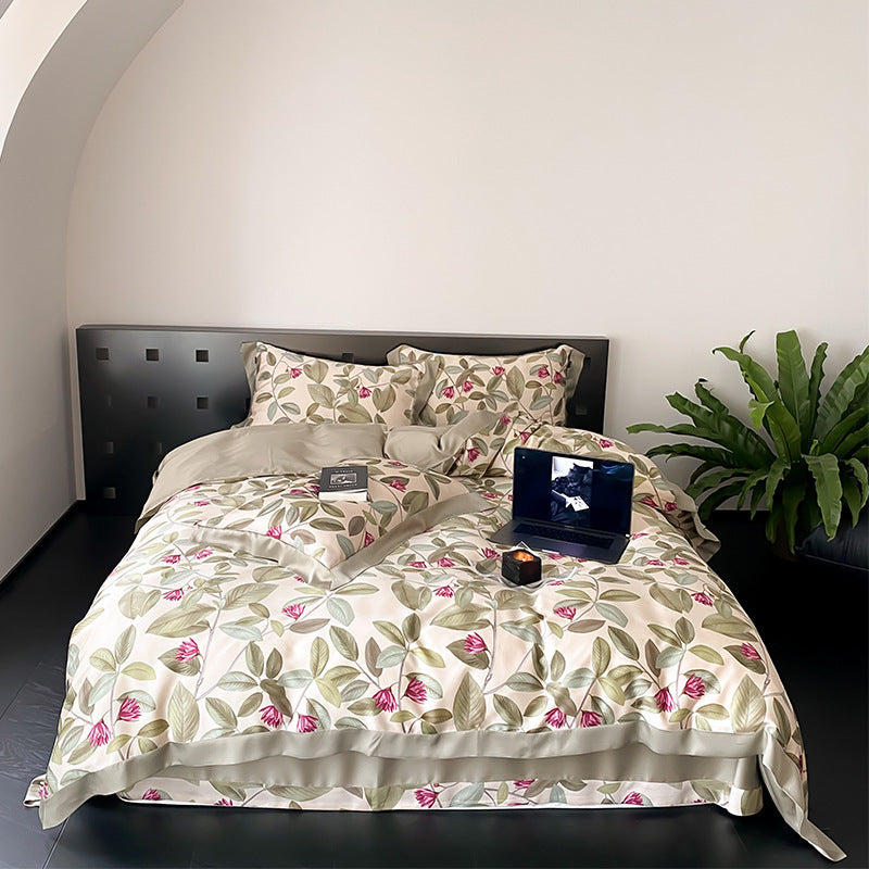 Fine satin bed linen set — product view 1