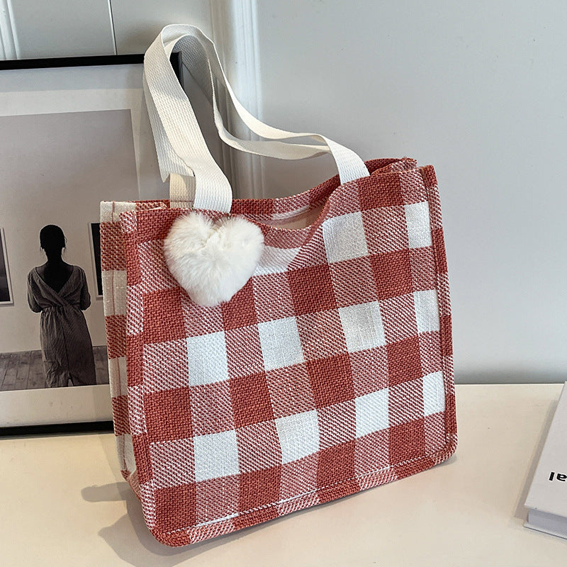 Plaid Tote — product view 5