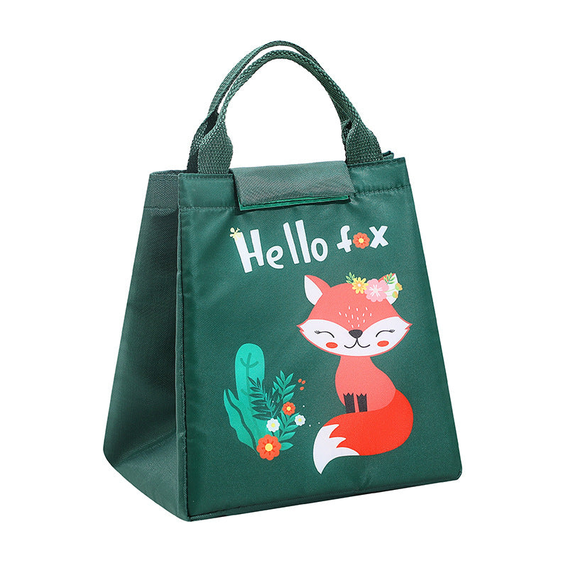 Insulated Dot-Patterned Lunch Bag LoungeYard — product view 6