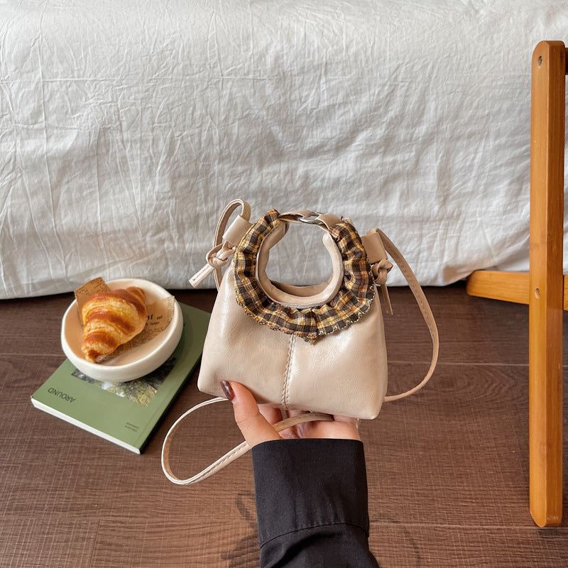 WoStylish Handcrafted Leather Bucket Bag LoungeYard — product view 3
