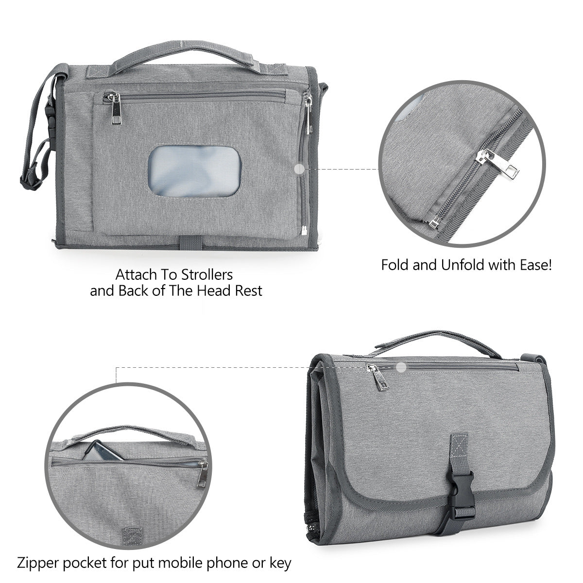 Practical Diaper Bag LoungeYard — product view 3