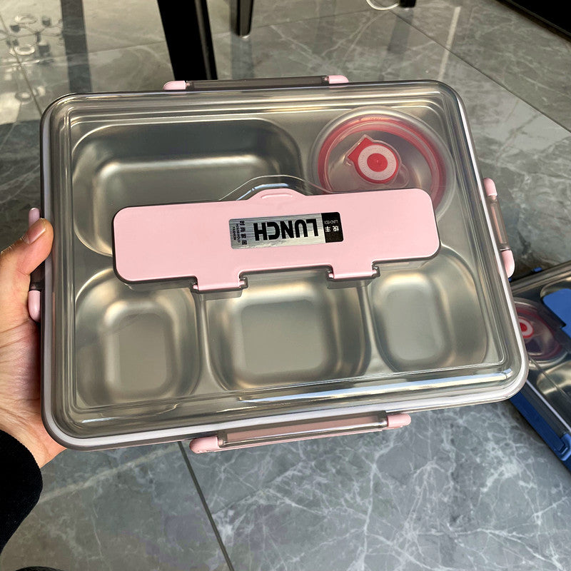 Multi-Compartment Stainless Steel Lunch Box — product view 1