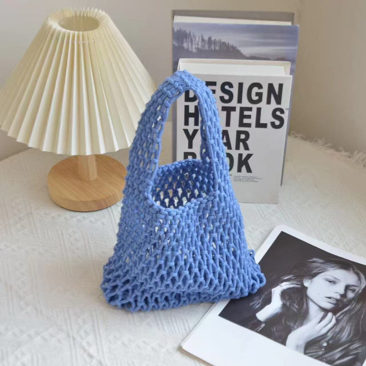 Sustainable net handbag LoungeYard — product view 2