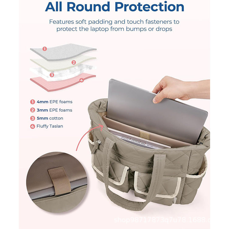 Elegant and Practical Shoulder Bag with Insulated Compartments LoungeYard — product view 4
