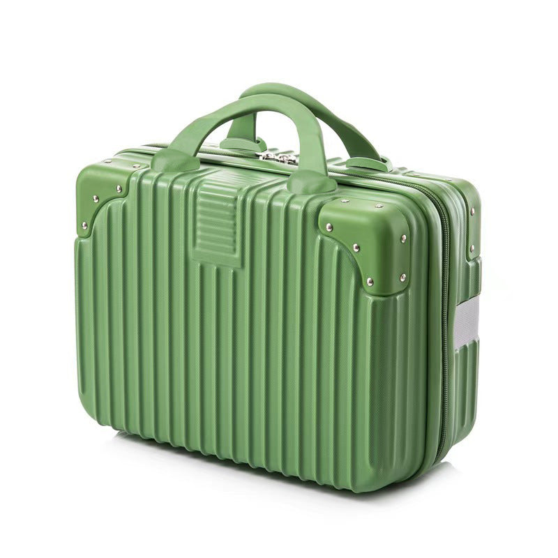 hard-shell cosmetic travel case with double top handles and reinforced corner protectors LoungeYard — product view 6