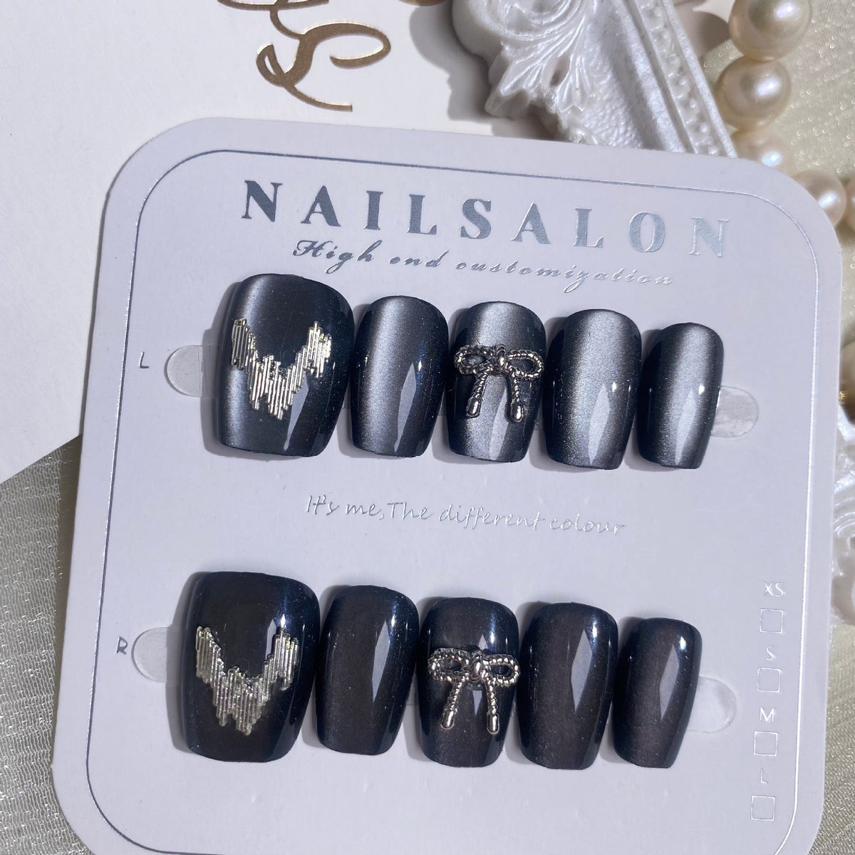 Elegant Nail Art Press-On Set 1790745480 — product view 1